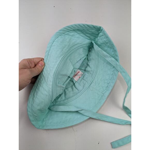 Hanna Andersson Teal Sun Hat XS 3-12 Months - Picture 3 of 4